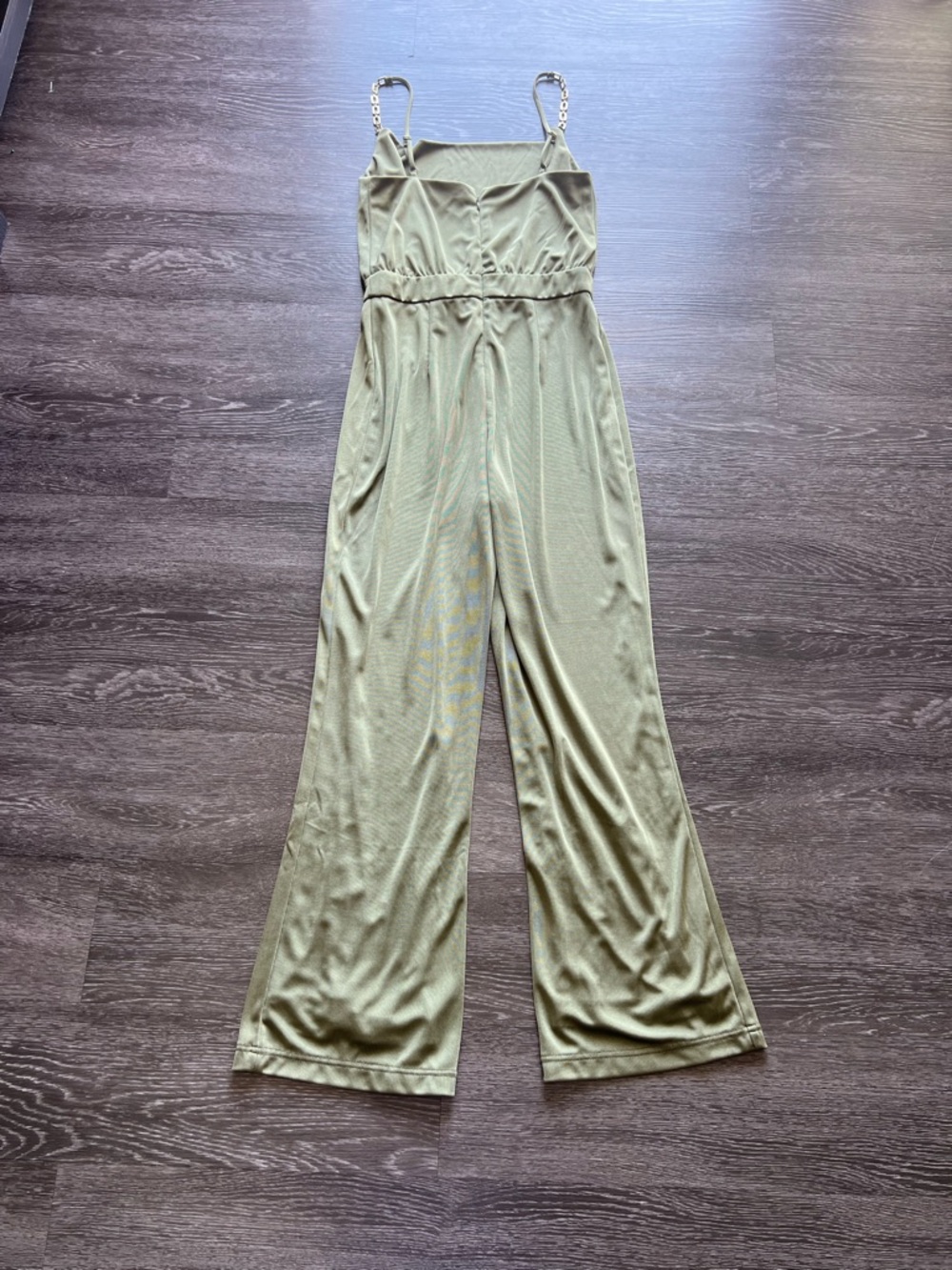 Jason Wu Emmett Jersey Cowl Neck Sleeveless Jumpsuit in Olive - Picture 8 of 12